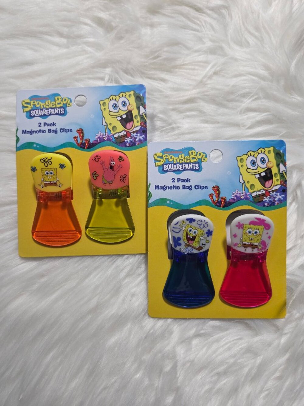 SpongeBob Squarepants Magnetic Bag Clip Set
